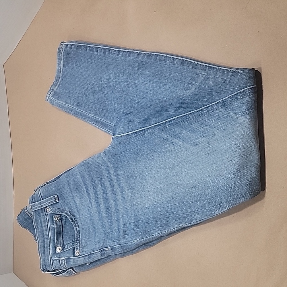 J. Crew, Size 25 High Rise Skinny Jeans, Med-Light Wash Blue, EUC